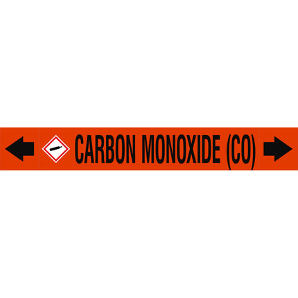ASME  Pipemarkers  Carbon Monoxide CO