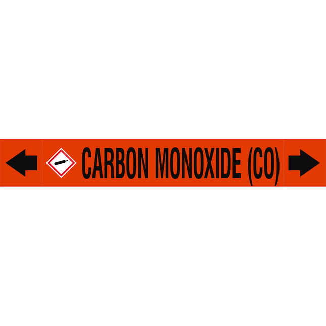 ASME  Pipemarkers  Carbon Monoxide CO