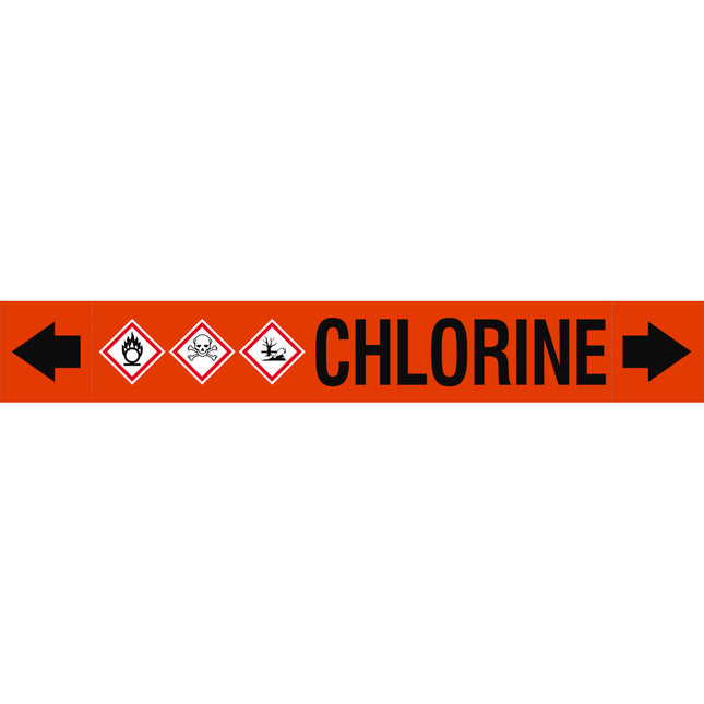 ASME  Pipemarkers  Chlorine