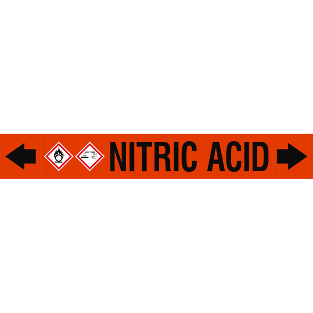 ASME  Pipemarkers  Nitric Acid