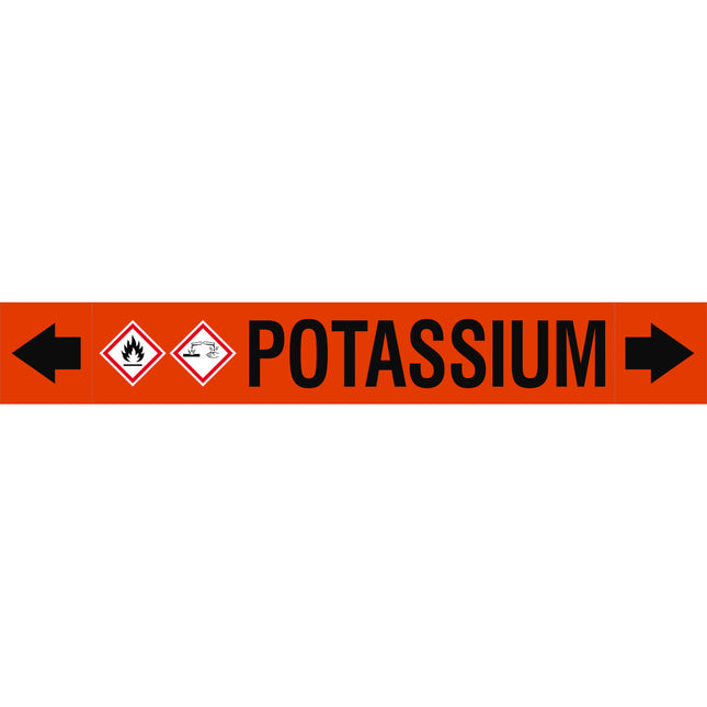 ASME  Pipemarkers  Potassium