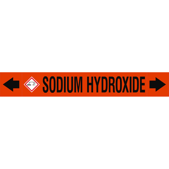 ASME  Pipemarkers  Sodium Hydroxide