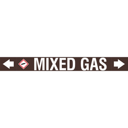 ASME  Pipemarkers  Mixed Gas