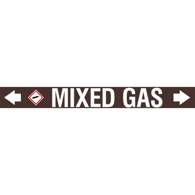 ASME  Pipemarkers  Mixed Gas