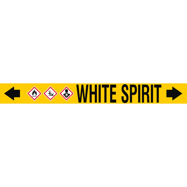 ASME  Pipemarkers  White Spirit