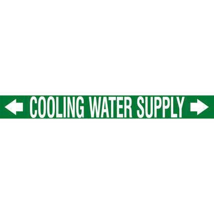 ASME  Pipemarkers  Cooling Water Supply