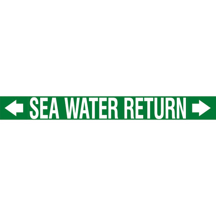 ASME  Pipemarkers  Sea Water Return