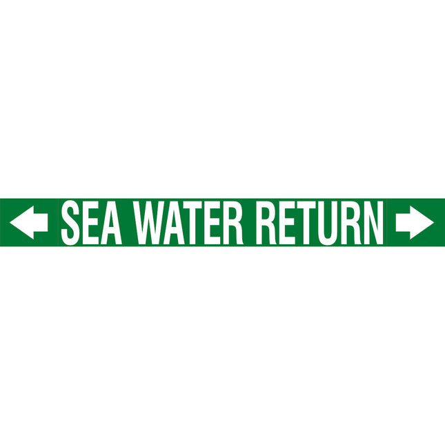 ASME  Pipemarkers  Sea Water Return