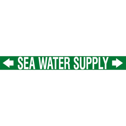 ASME  Pipemarkers  Sea Water Supply