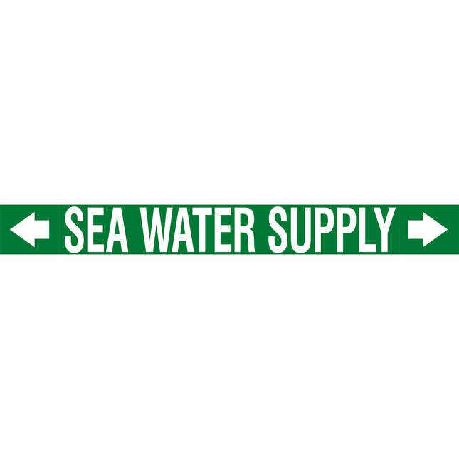ASME  Pipemarkers  Sea Water Supply