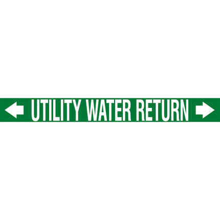 ASME  Pipemarkers  Utility Water Return