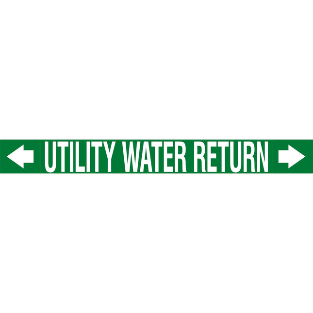 ASME  Pipemarkers  Utility Water Return
