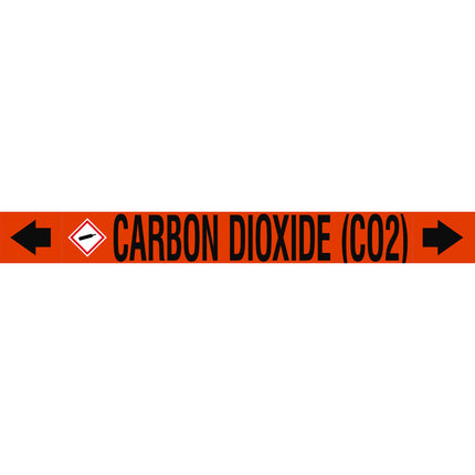 ASME  Pipemarkers  Carbon Dioxide CO2