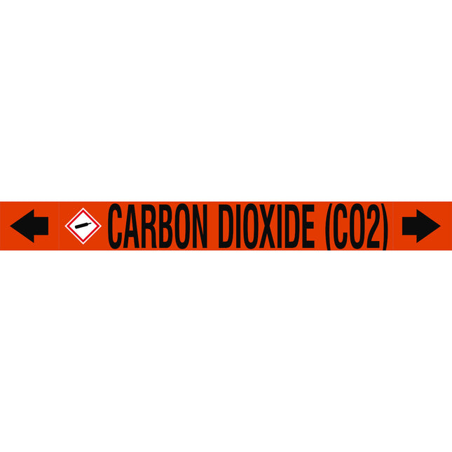 ASME  Pipemarkers  Carbon Dioxide CO2