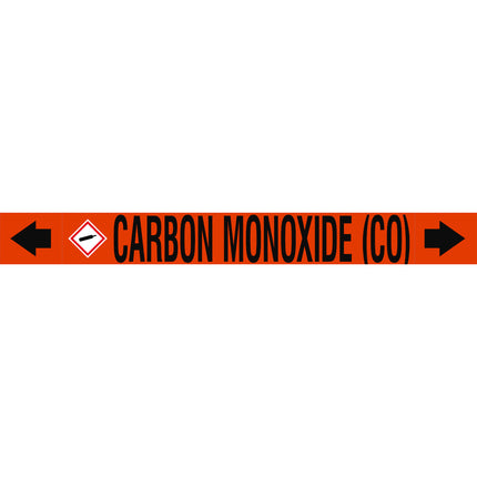 ASME  Pipemarkers  Carbon Monoxide CO
