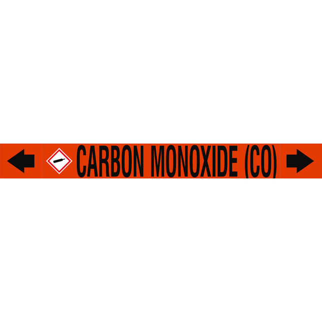 ASME  Pipemarkers  Carbon Monoxide CO