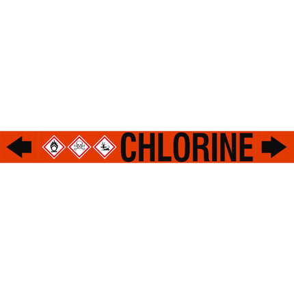 ASME  Pipemarkers  Chlorine