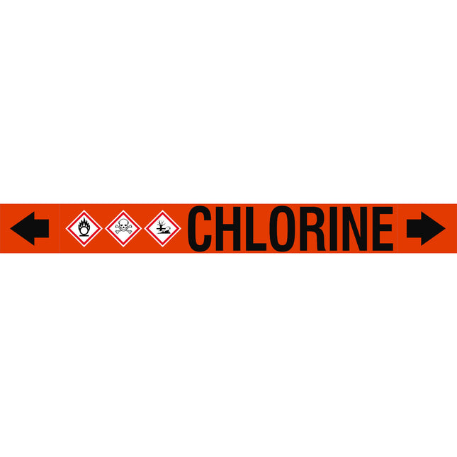 ASME  Pipemarkers  Chlorine