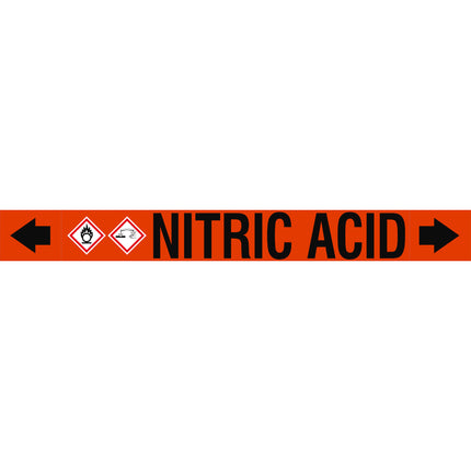 ASME  Pipemarkers  Nitric Acid