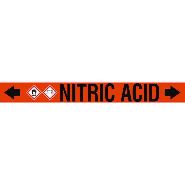 ASME  Pipemarkers  Nitric Acid