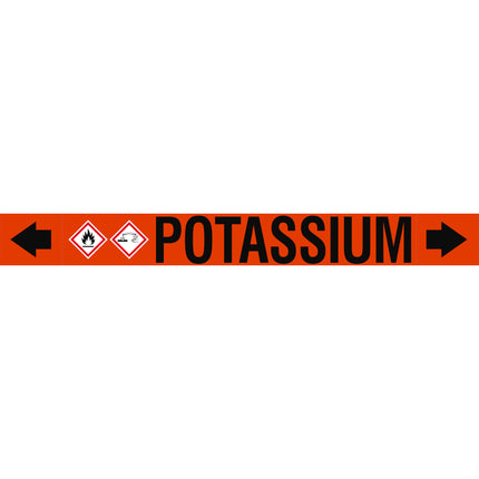ASME  Pipemarkers  Potassium