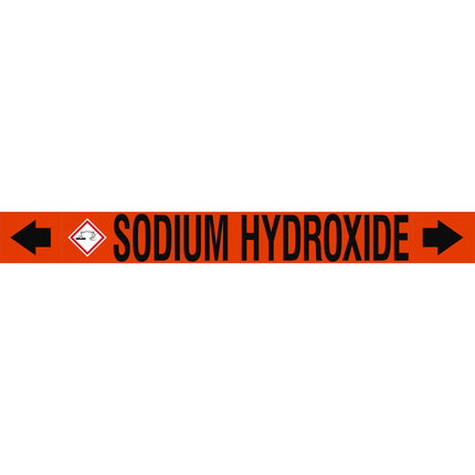 ASME  Pipemarkers  Sodium Hydroxide