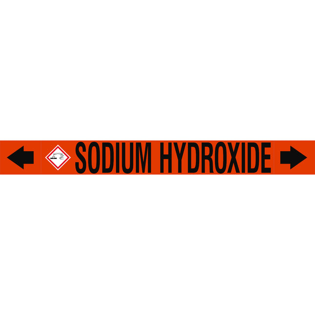 ASME  Pipemarkers  Sodium Hydroxide