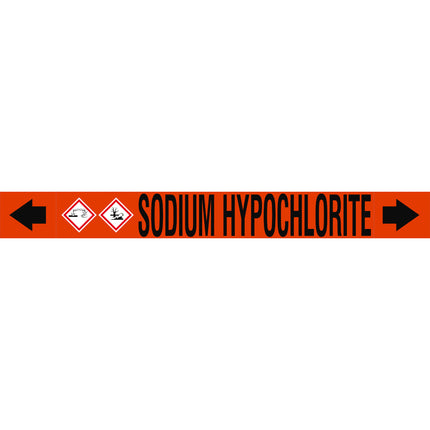 ASME  Pipemarkers  Sodium Hypochlorite