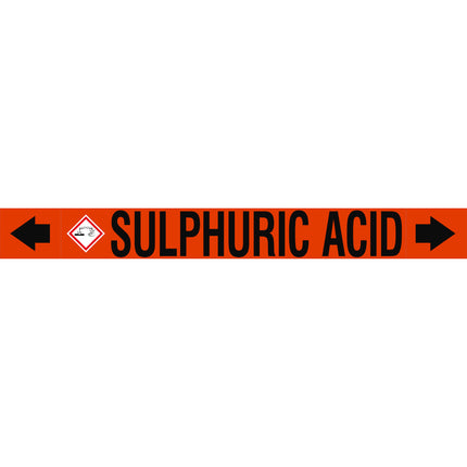 ASME  Pipemarkers  Sulphuric Acid