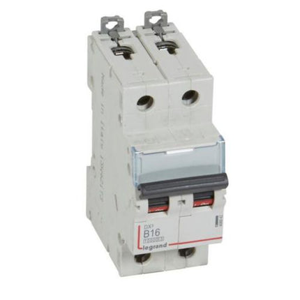 408942Legrandقاطع دارة Legrand DX3 ثنائي القطب 16A نوع B