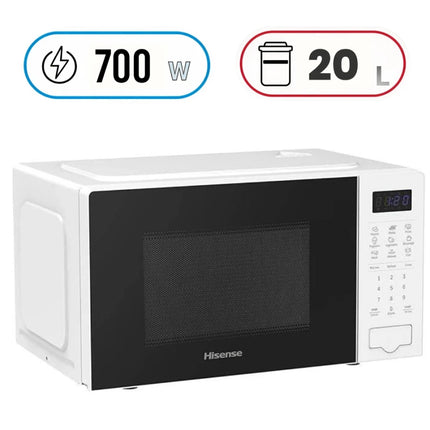 Hisense Microwave Oven 20L 700W White | H20MOBS4
