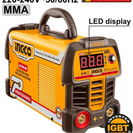 ING-MMA20069INGCOجهاز اللحام بالتيار المستمر INGCO ING-MMA200691 بقوة 200 أمبير