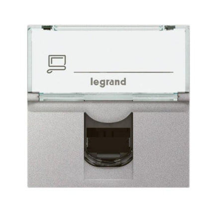 572898Legrandمقبس أرتيور RJ45 الفئة 5e UTP 2 وحدات LCS ألومنيوم ناعم