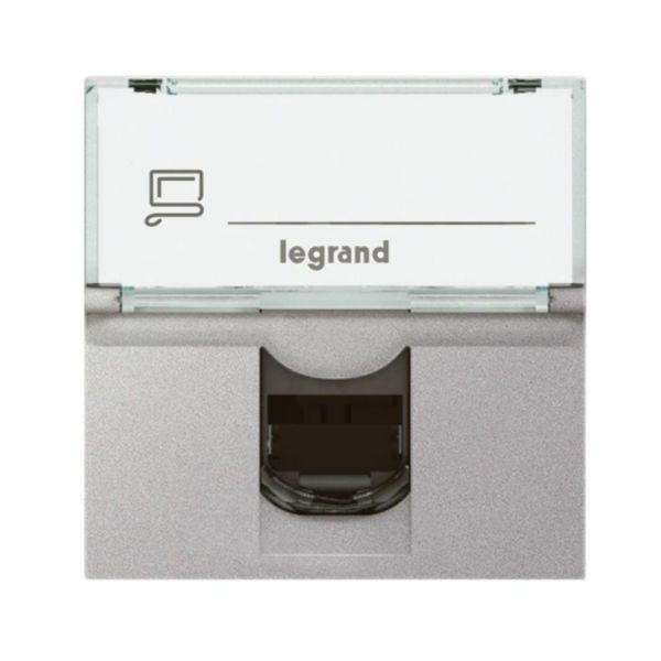 572898Legrandمقبس أرتيور RJ45 الفئة 5e UTP 2 وحدات LCS ألومنيوم ناعم