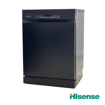 Hisense Freestanding Dishwasher 15 Place Settings 8 Programs Black | HS623E91B