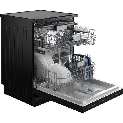 Hisense Freestanding Dishwasher 15 Place Settings 8 Programs Black | HS623E91B