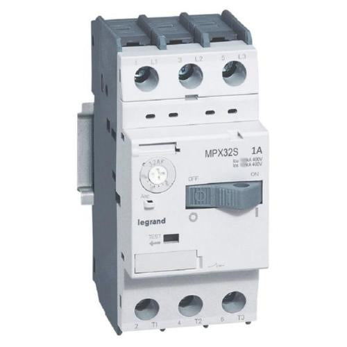 417304Legrandقاطع حماية محرك Legrand MPX3 بقوة 0.63-1A و100KA