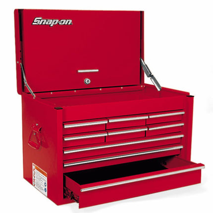 KRA4059FPBOSnap-Onخزانة علوية ذات تسعة أدراج حمراء