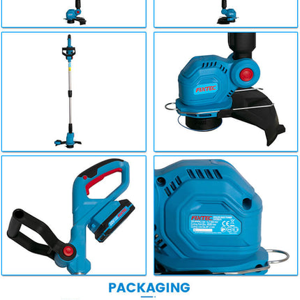 FCGT300LFXFixtecمشذب العشب اللاسلكي FIXTEC 20V موديل FCGT300LFX يعمل بالبطارية