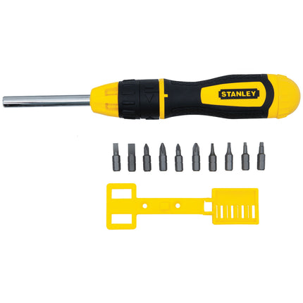 10pcs Multibit Ratcheting Screwdriver