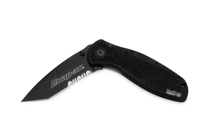 KER1670BLKSnap-Onسكين Snap-on Liner Lock Blur أسود