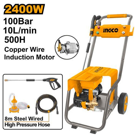 HPWR30018INGCOغسالة ضغط عالي تجارية INGCO HPWR30018 بقوة 2400W