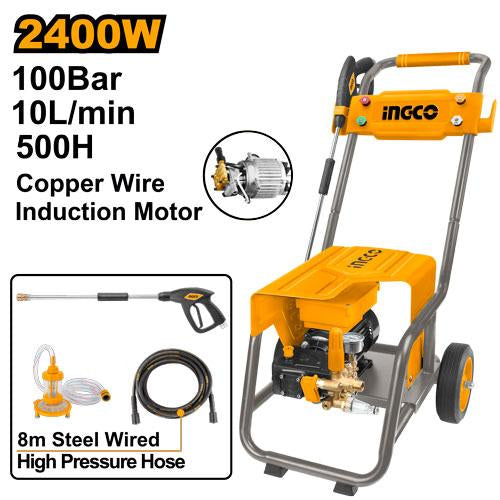 HPWR30018INGCOغسالة ضغط عالي تجارية INGCO HPWR30018 بقوة 2400W