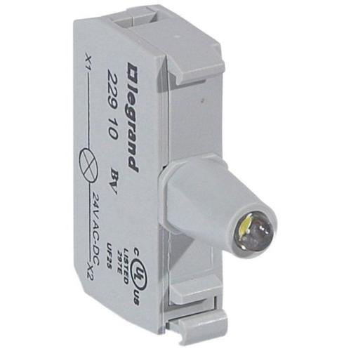 022910Legrandكتلة كهربائية Osmoz برأس مضاء أبيض 12-24V AC/DC