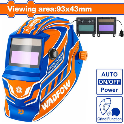 WWH3502Wadfow قناع لحام إلكتروني من وادفو 93 × 43 مم