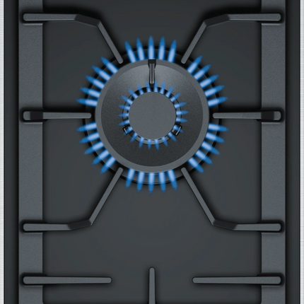 سلسلة 8 دومينو موقد غاز 30 سم سيراميك، أسود