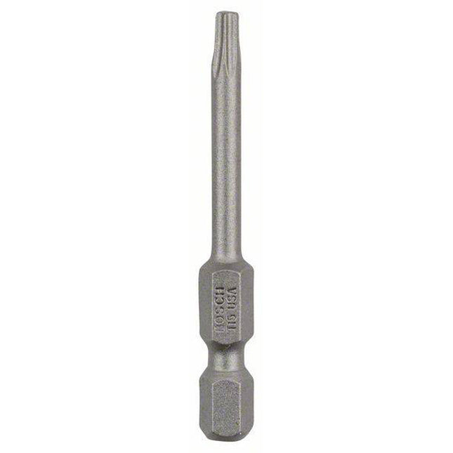 Screwdriver Bit T15 Extra-Hard Head 49mm 1/4" C6.3 HEX Shank 25pcs