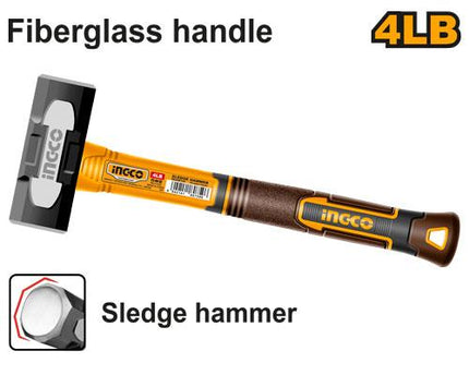 HSLH8104INGCOمطرقة السقوط الم锻وجة INGCO HSLH8104 بوزن 4 رطل احترافية