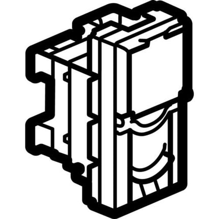 076573Legrandموزايك منفذ RJ45 الفئة 6A STP وحدة واحدة أبيض