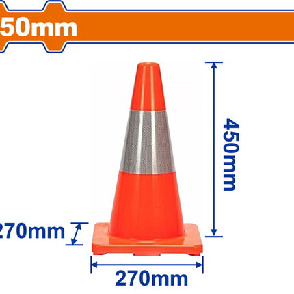 WYJ1A45Wadfow مخروط المرور وادفو 45 سم PVC